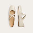 Doris Ballerina, cream gloss OUTLET